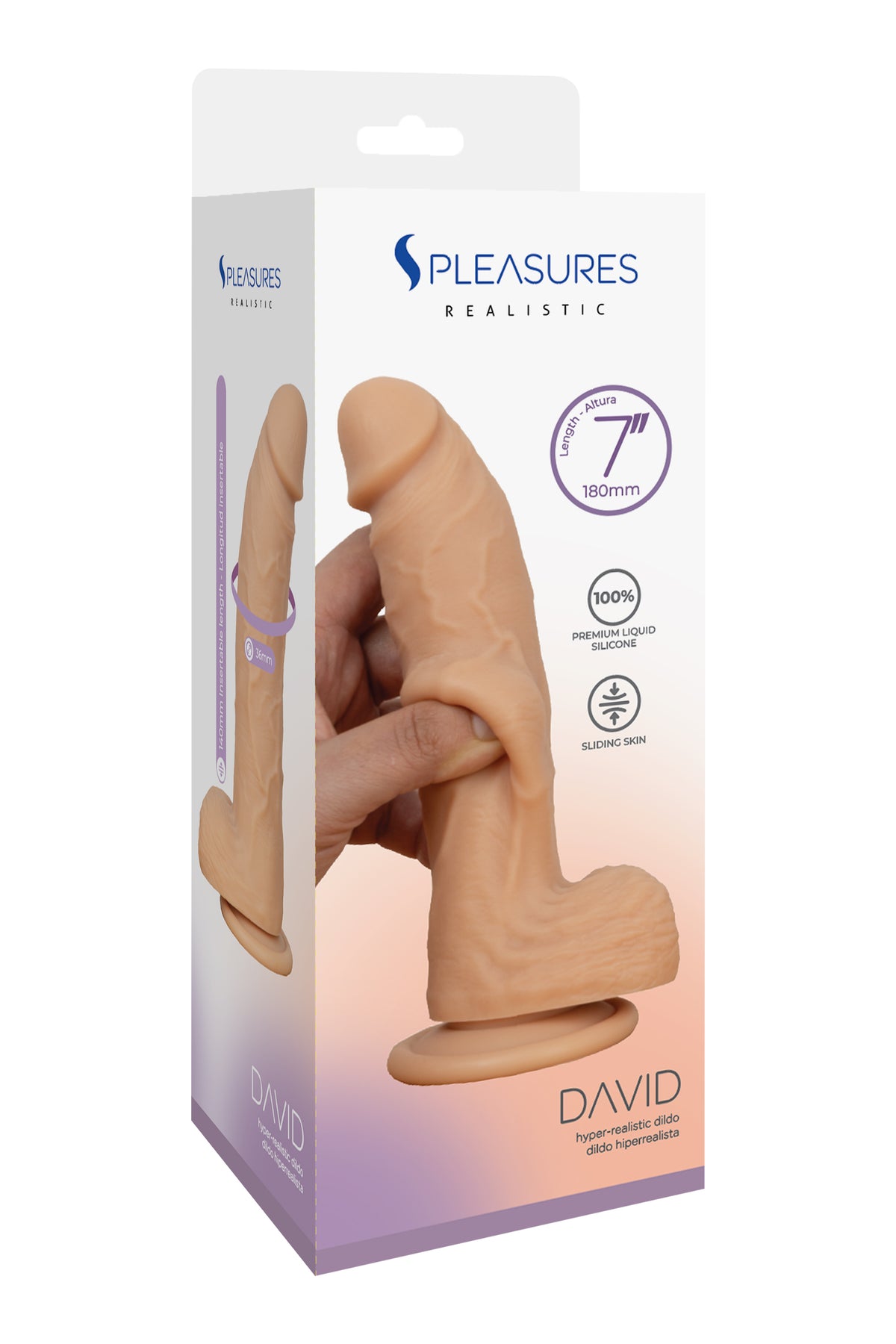 S PLEASURES REALISTIC - DAVID 7 - FLESH