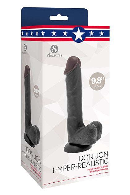 S PLEASURES - DON JON BLACK HIPERREALISTIC 24.5 CM