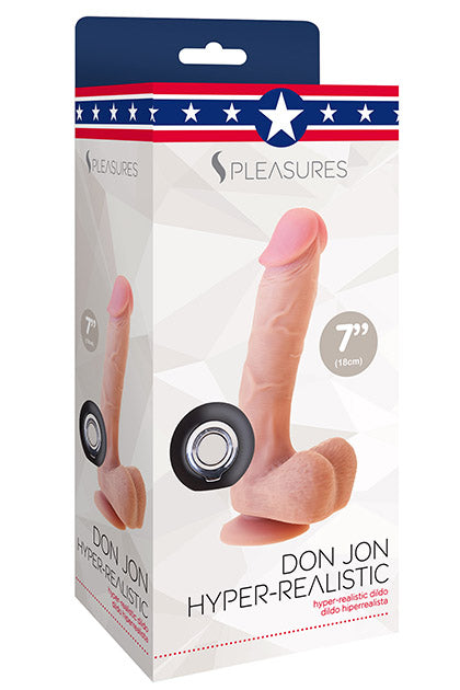 S PLEASURES - DON JON FLESH RÉALISTE 21CM - TÉLÉCOMMANDE