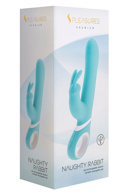 S PLEASURES PREMIUM LINE - NAUGHTY RABBIT TURQUOISE