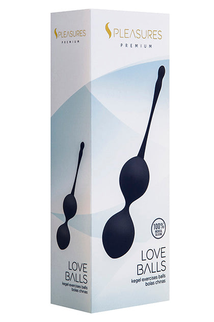 S PLEASURES PREMIUM LINE - LOVE BALLS BLACK