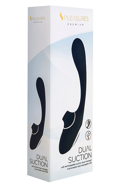 S PLEASURES PREMIUM LINE - DUAL SUCTION BLACK