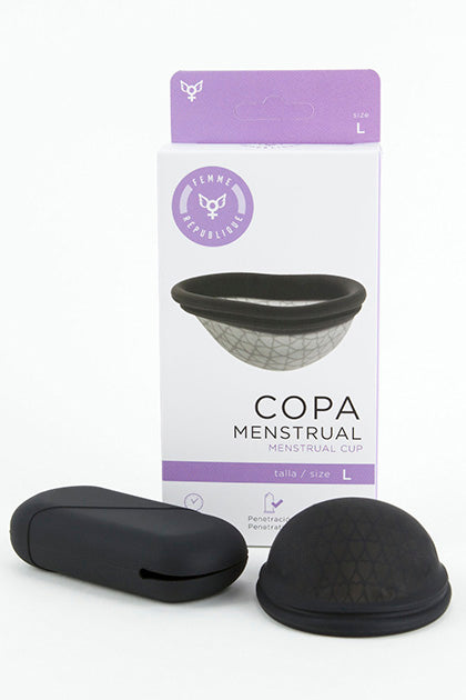 Menstrual Cup Size L - Black