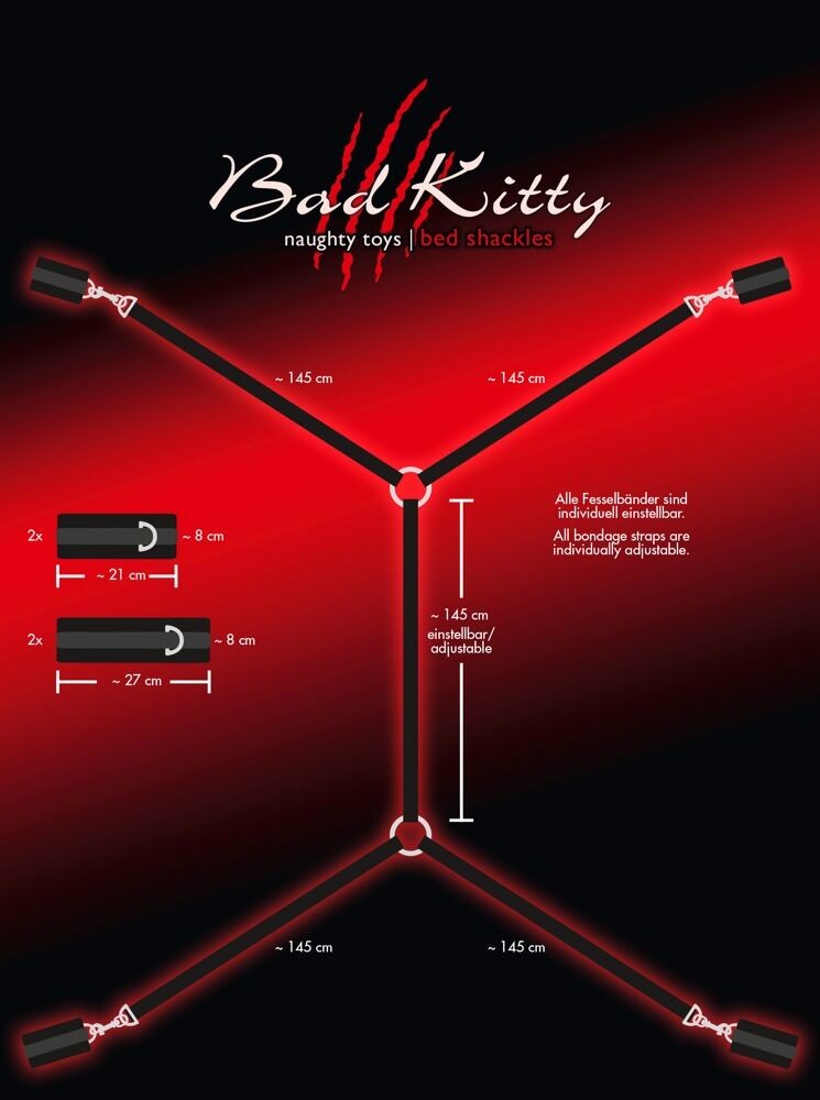 ORION - BAD KITTY - BAD KITTY BED SHACKLES