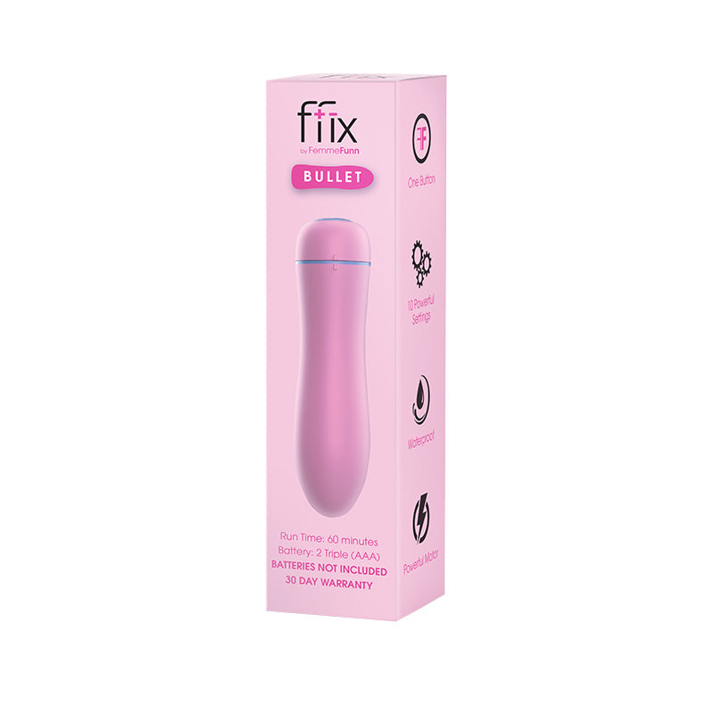 FFIX - FEMMEFUNN FFIX BULLET WATERPROOF VIBRATOR LIGHT PINK