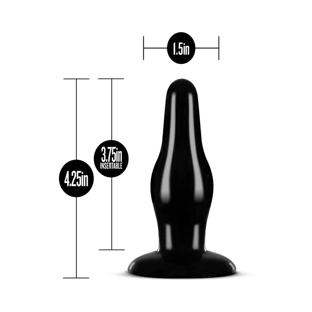 BLUSH - ANAL ADVENTURES PLEASURE PLUG BLACK