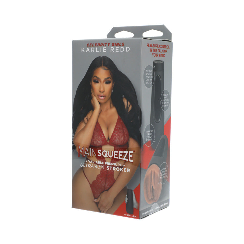 DOC JOHNSON - MAIN SQUEEZE - CELEBRITY GIRLS - KARLIE REDD - ULTRASKYN STROKER - PUSSY CARAMEL