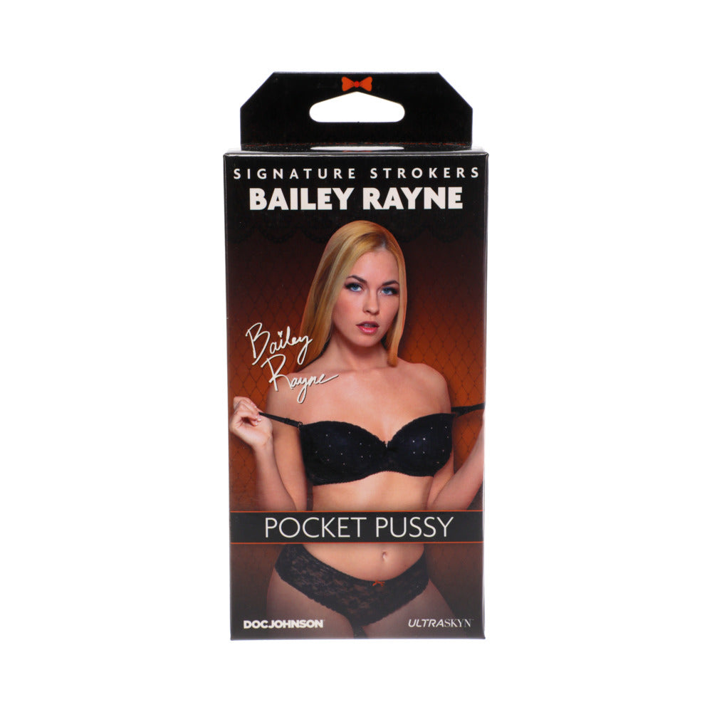 DOC JOHNSON - SIGNATURE STROKERS - CAMGIRLS - BAILEY RAYNE - ULTRASKYN POCKET PUSSY VANILLA