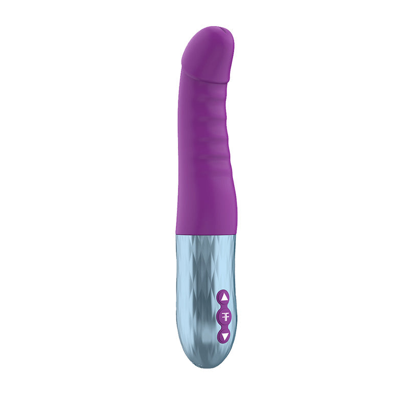 FEMMEFUNN - CADENZA RECHARGEABLE SILICONE THRUSTING G-SPOT VIBRATOR PURPLE