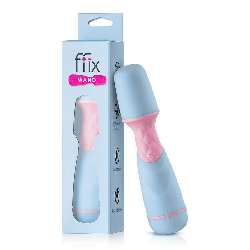 FEMMEFUNN FFIX WAND WATERPROOF VIBRATOR BLUE