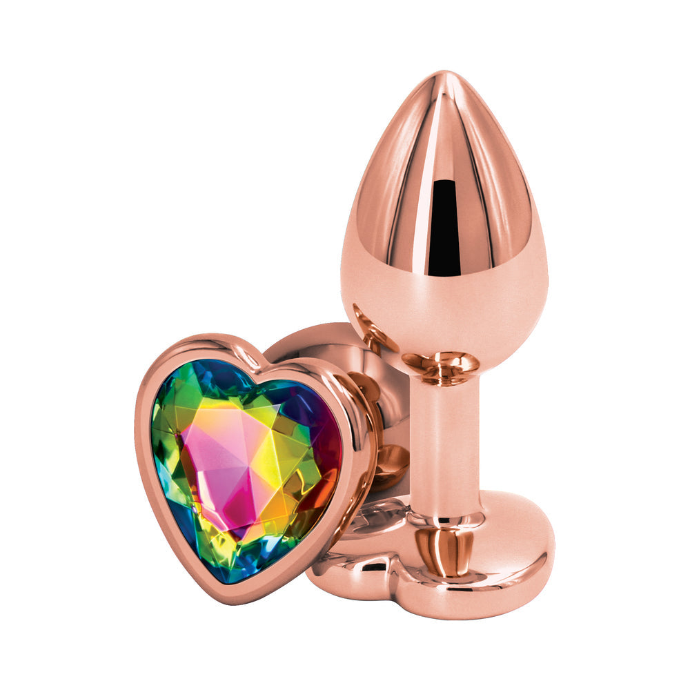 NS NOVELTIES - REAR ASSETS ROSE HEART PLUG SMALL
