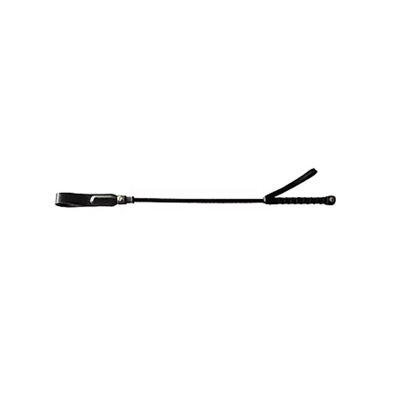 ROUGE GARMENTS - SHORT RIDING CROP SLIM TIP (20") - BLACK