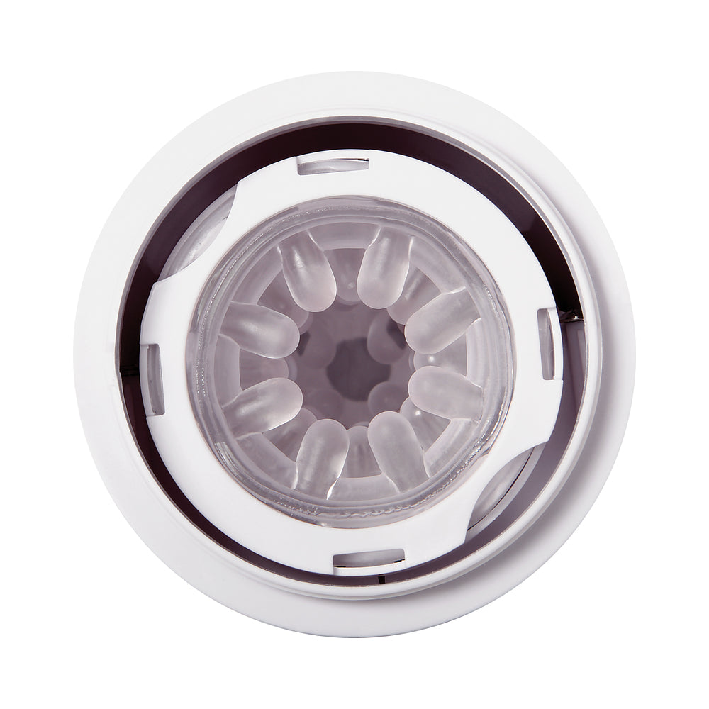 ZERO TOLERANCE - RECHARGEABLE THRUSTING STROKER WITH MOVIE DOWNLOAD WHITE