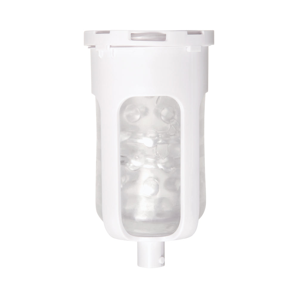 ZERO TOLERANCE RECHARGEABLE THRUSTING STROKER WITH MOVIE DOWNLOAD WHITE