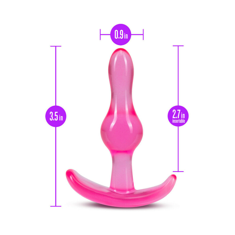 B YOURS CURVY ANAL PLUG PINK