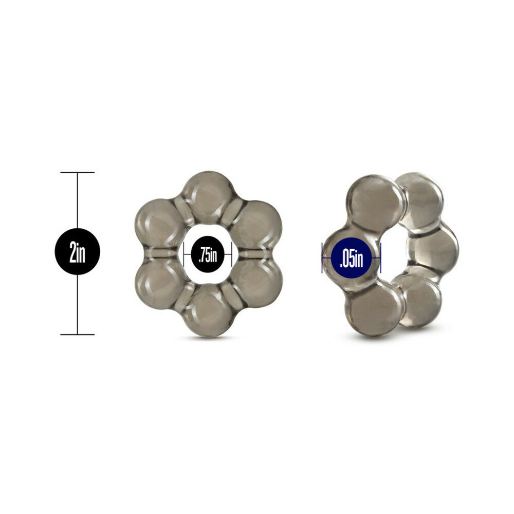 STAY HARD THICK BEAD COCKRING BLACK