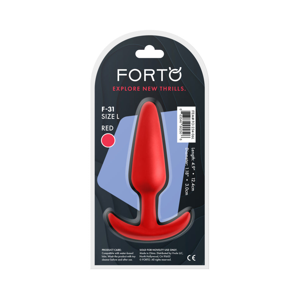 FORTO - F 31 SILICONE ANAL PLUG LARGE