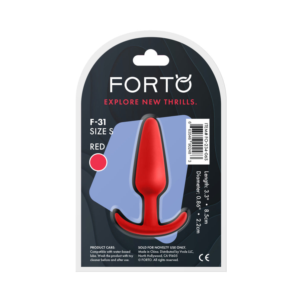 FORTO - F 31 SILICONE ANAL PLUG SMALL