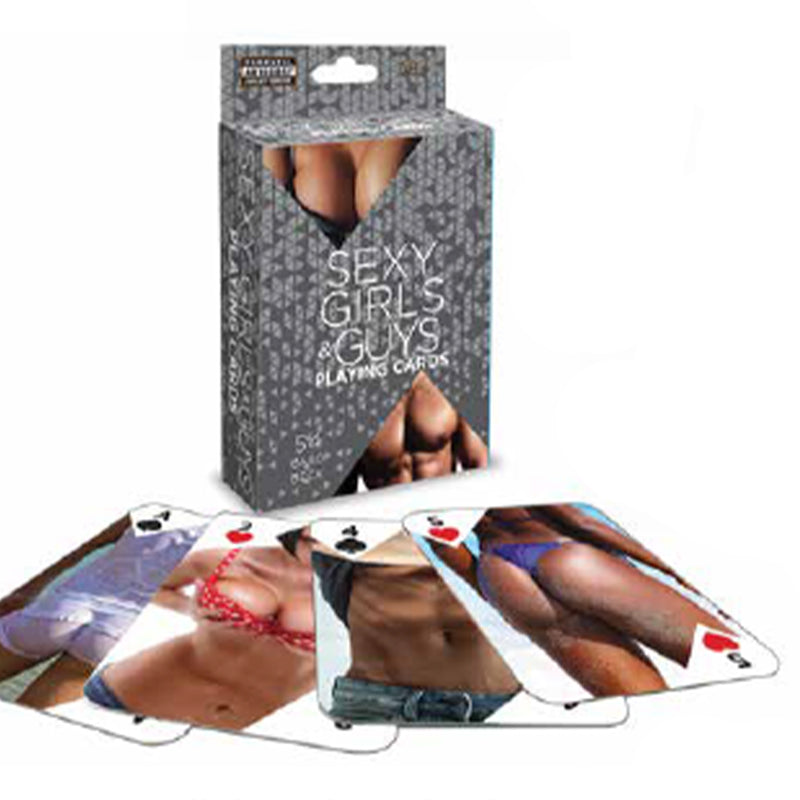 LITTLE GENIE - SEXY GIRL AND GUY PLAYING CARDS
