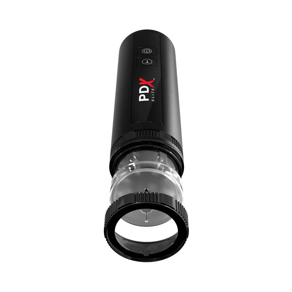 PDX ELITE MOTO BATOR X THRUSTING MASTURBATOR CLEAR/BLACK