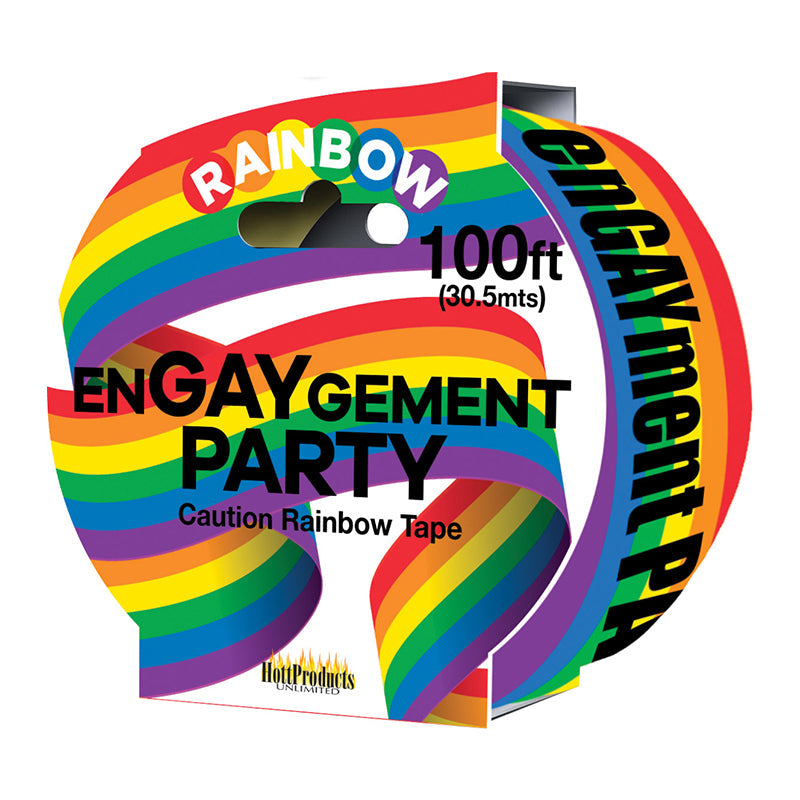 ENGAYGEMENT - RAINBOW STYLE - CAUTION PARTY TAPE - 100''