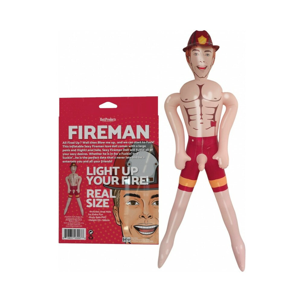 HOTT PRODUCTS - FIREMAN - INFLATABLE PARTY DOLL