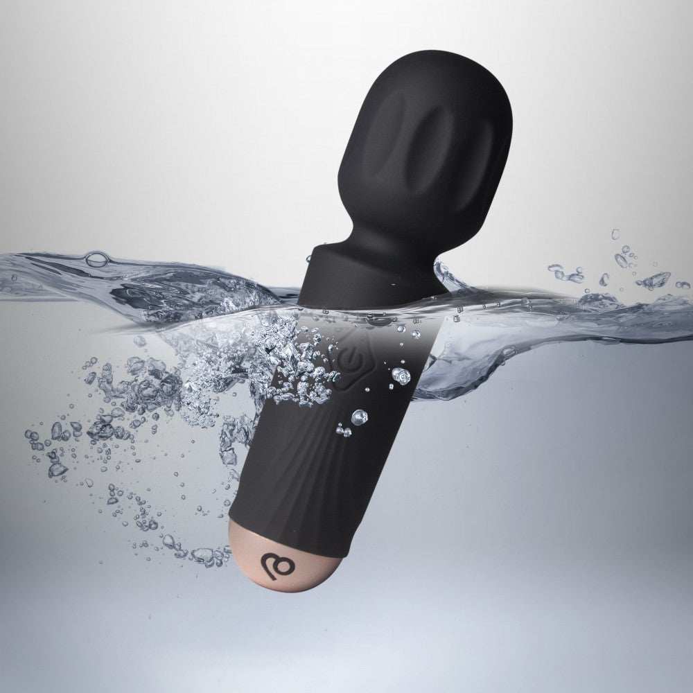 ROCKS-OFF - RECHARGEABLE MINI WAND - BLACK TULIP