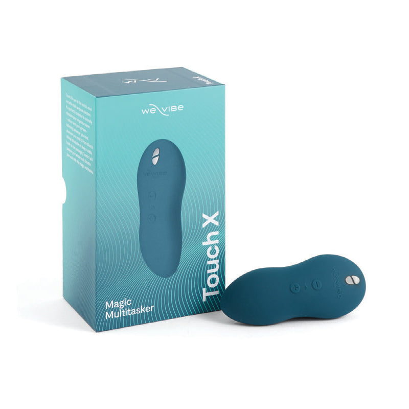 WE-VIBE - TOUCH X RECHARGEABLE SILICONE LAY-ON VIBRATOR & MASSAGER GREEN VELVET