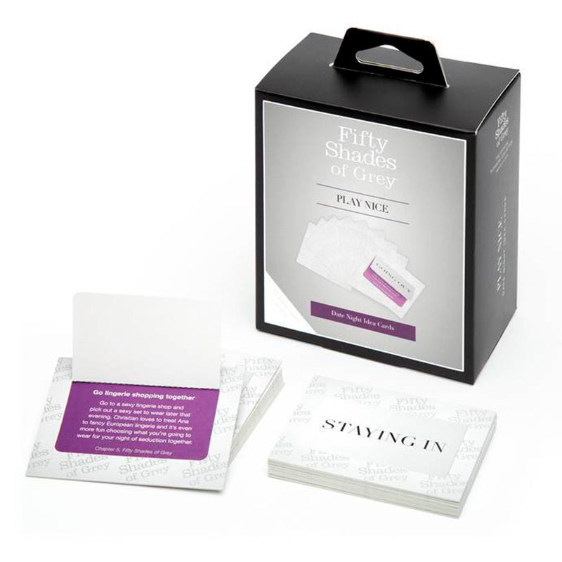 FIFTY SHADES OF GREY PLAY NICE DATE NIGHT IDEA CARD GAME