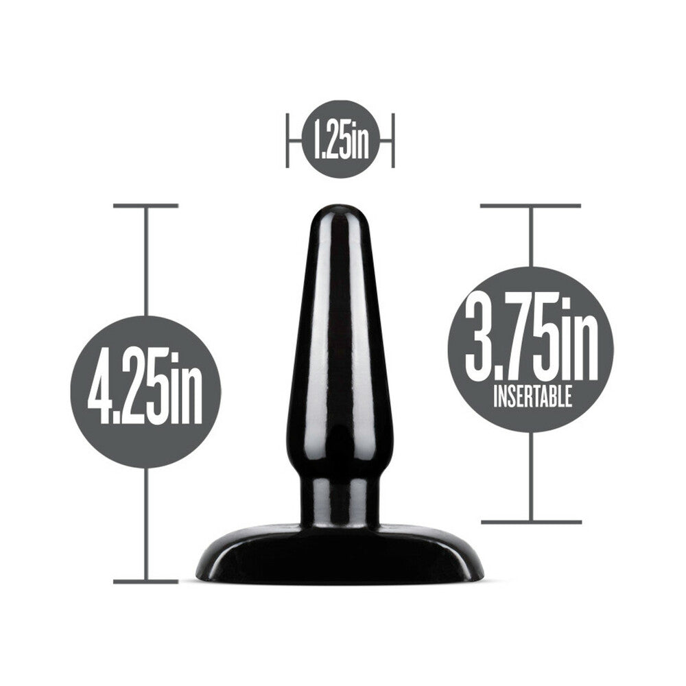 BLUSH - ANAL ADVENTURES BASIC ANAL PLUG SMALL BLACK