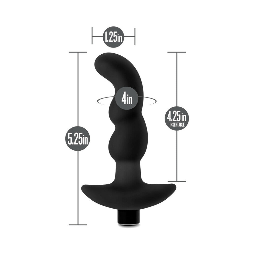 BLUSH - ANAL ADVENTURES PLATINUM SILICONE RECHARGEABLE VIBRATING PROSTATE MASSAGER 03