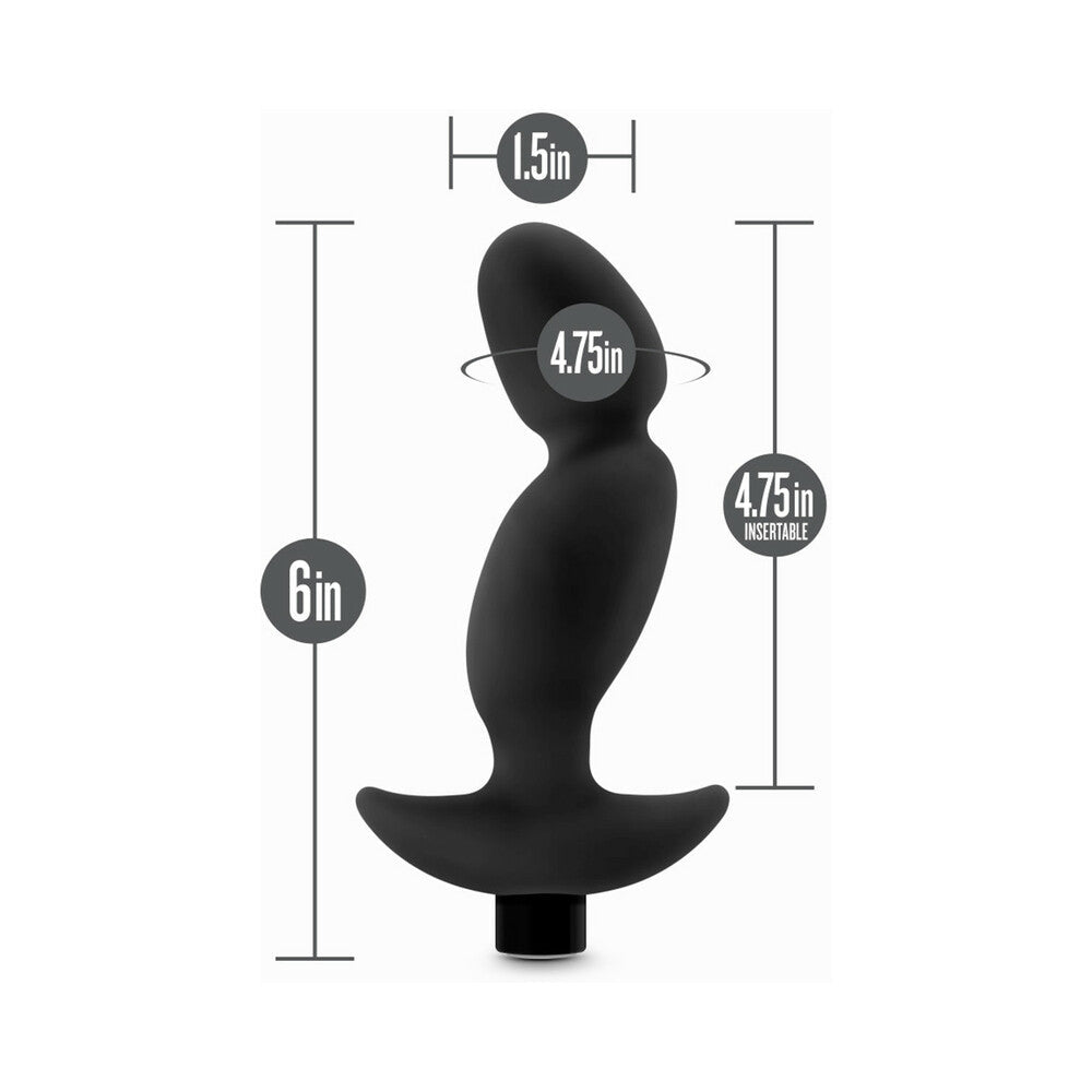 ANAL ADVENTURES PLATINUM SILICONE RECHARGEABLE VIBRATING PROSTATE MASSAGER 04