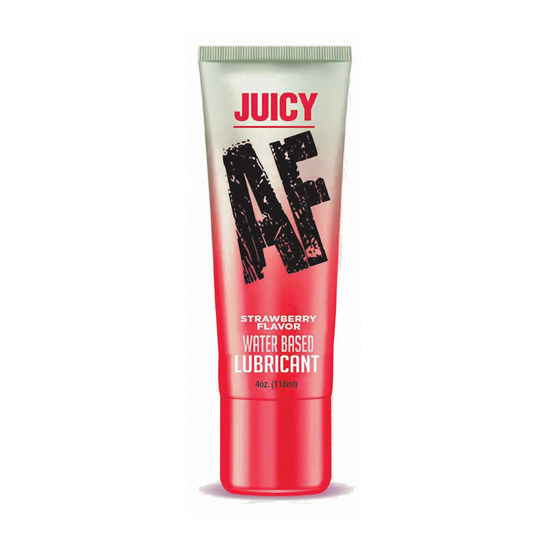 LITTLE GENIE - LUBRICANTE ÍNTIMO AF JUGOSO A BASE DE AGUA FRESA 4 OZ.