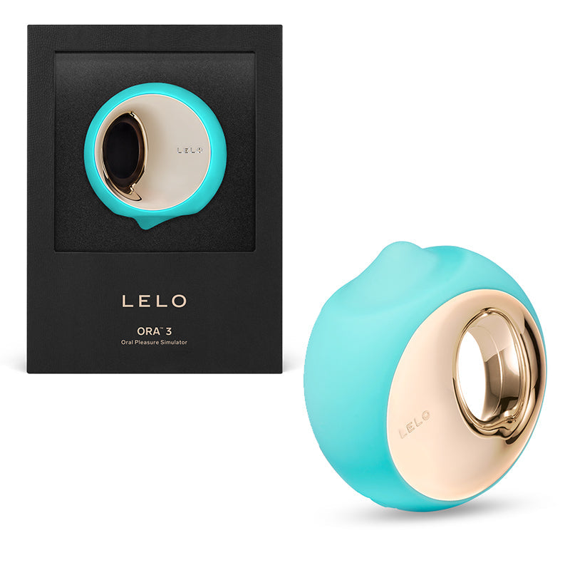 LELO ORA 3 RECHARGEABLE CLITORAL STIMULATOR AQUA
