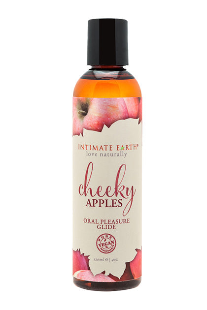 INTIMATE EARTH - CHEEKY APPLES NATURAL FLAVORS GLIDE 120ML
