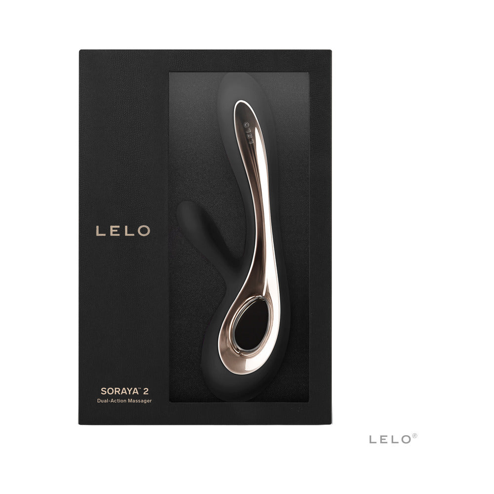 LELO - SORAYA 2 RECHARGEABLE RABBIT VIBRATOR BLACK