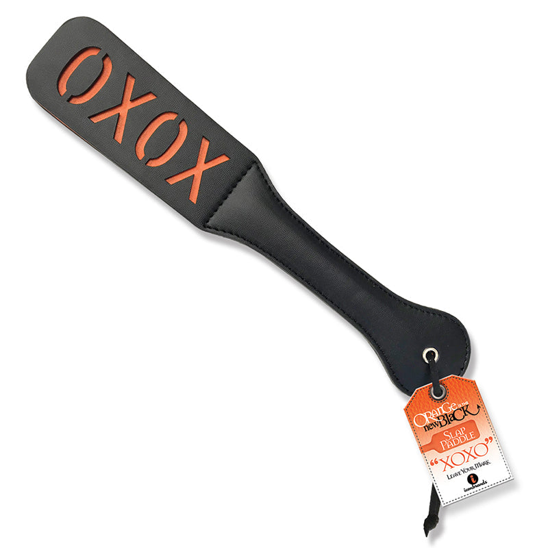 ICON BRANDS - THE 9'S ORANGE IS THE NEW BLACK SLAP PADDLE XOXO