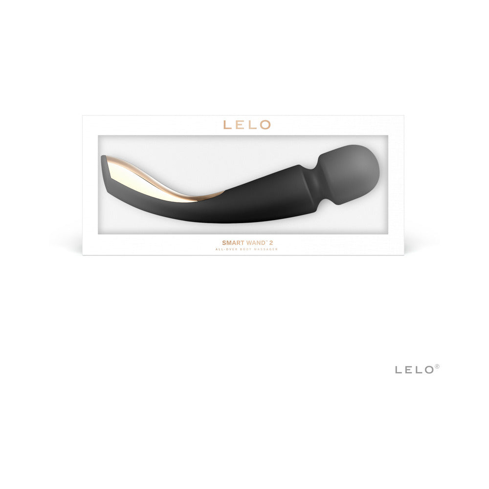 LELO SMART WAND 2 LARGE RECHARGEABLE WAND VIBRATOR BLACK