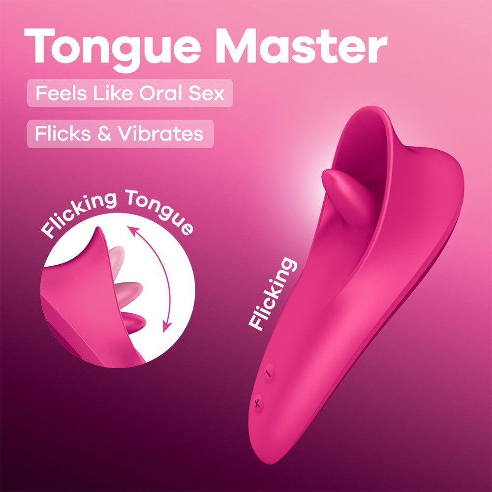 SATISFYER - TONGUE MASTER - PINK