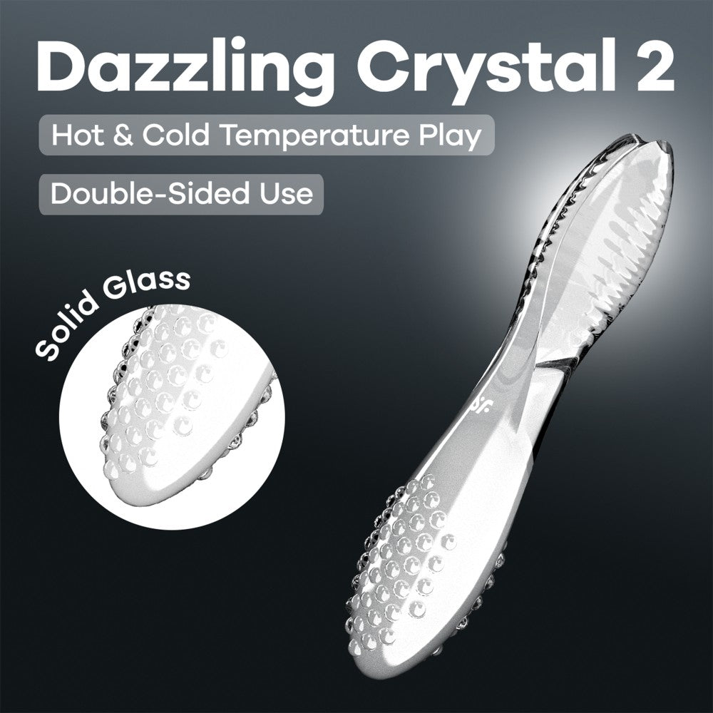 SATISFYER - DAZZLING CRYSTAL 2 - TRANSPARENT