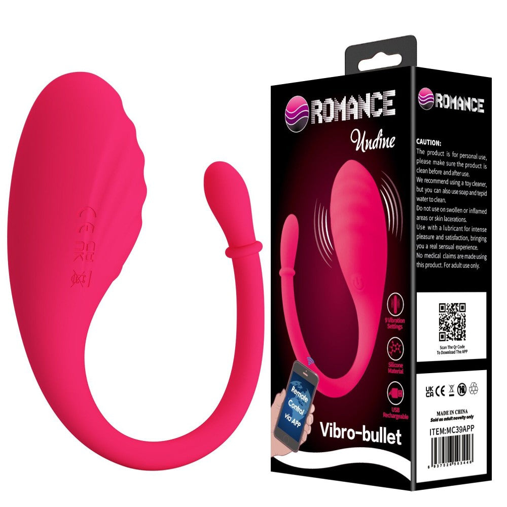 DEBRA - APP CONTROL BULLET, MULTI PROGRAMS, 9 FUNCTIONS OF VIBRATION, FULLY SILICONE, USB RECHARGEABLE, WATERPROOF