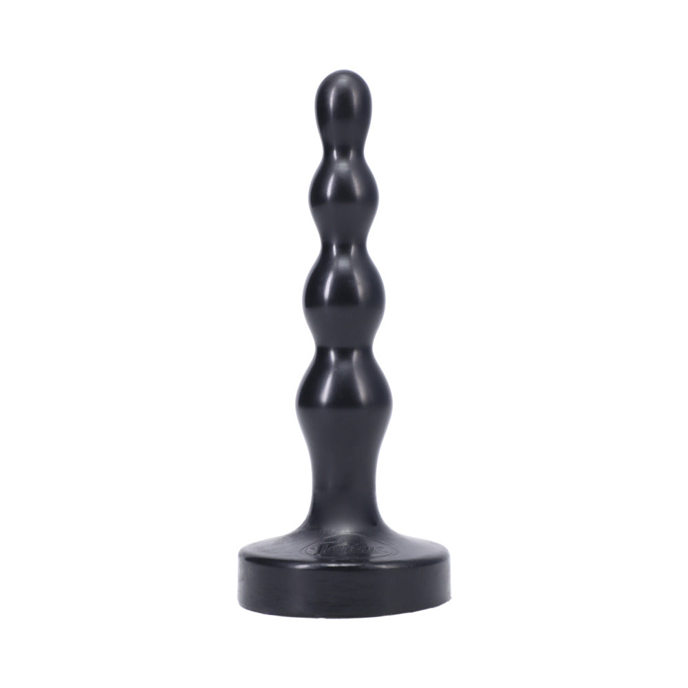 TANTUS RIPPLE SMALL BEADED ANAL PLUG ONYX