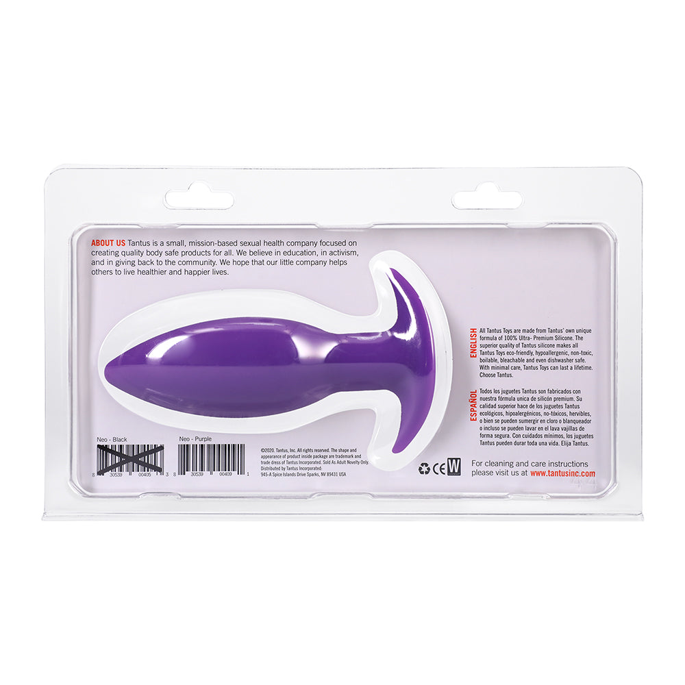 TANTUS - NEO ANAL PLUG LILAC (CLAMSHELL)
