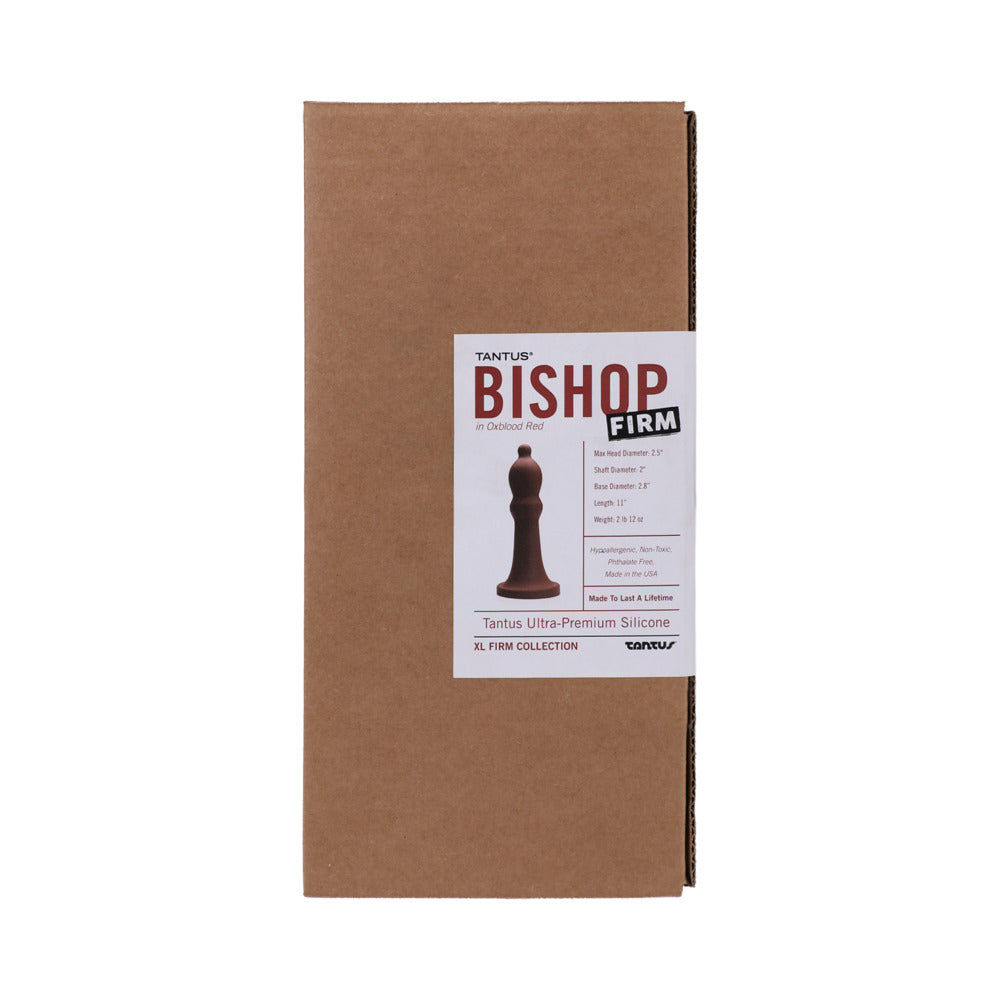 TANTUS - BISHOP FIRM DILDO GARNET (BOX)