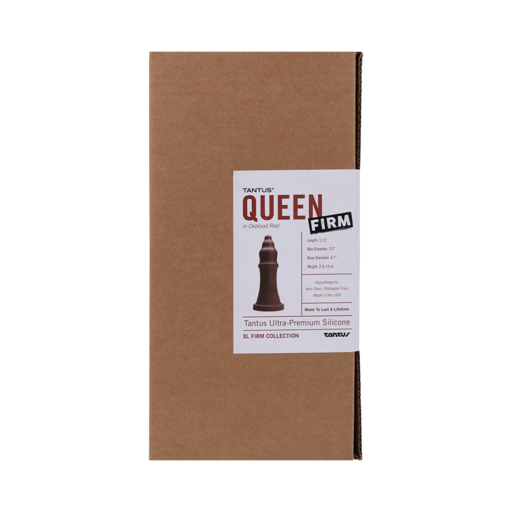TANTUS - THE QUEEN FIRM DILDO GARNET