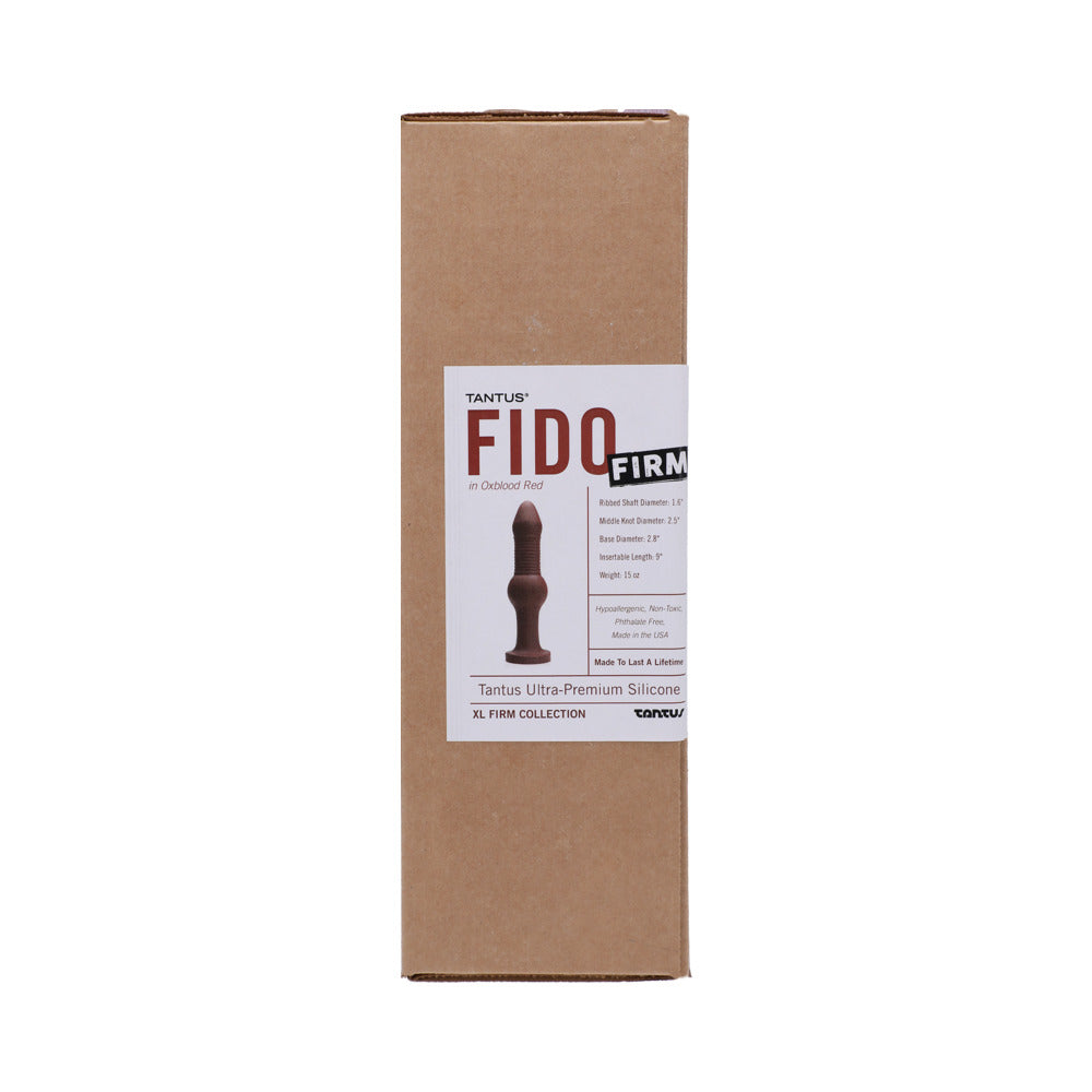 TANTUS FIDO FIRM DILDO OXBLOOD (BOX)