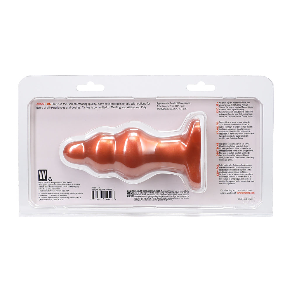 TANTUS - SEVERIN MEDIUM SUPER SOFT ANAL PLUG COPPER