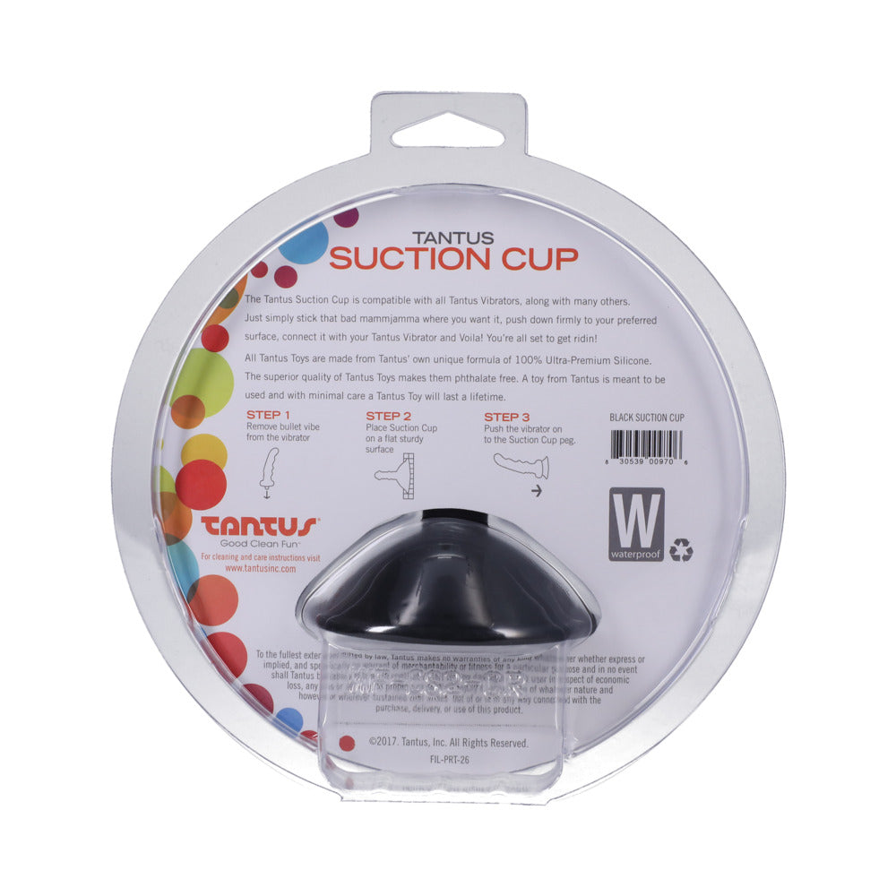 TANTUS - SUCTION CUP ATTACHMENT ONYX