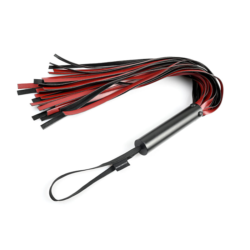 SPORTSHEETS - SAFFRON FLOGGER RED/BLACK