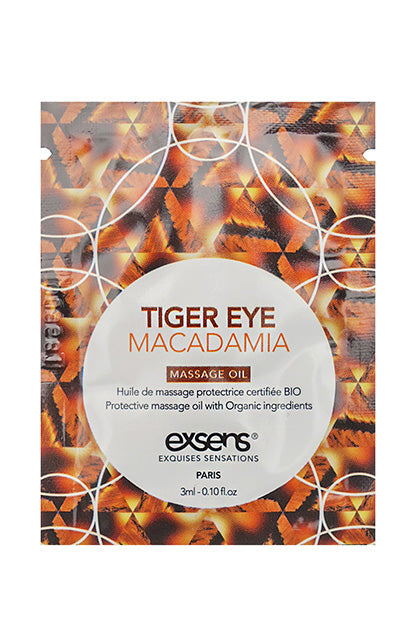 EXSENS - TIGER EYE MACADAMIA EYE MACADAMIA MASSAGE OIL 3 ML.